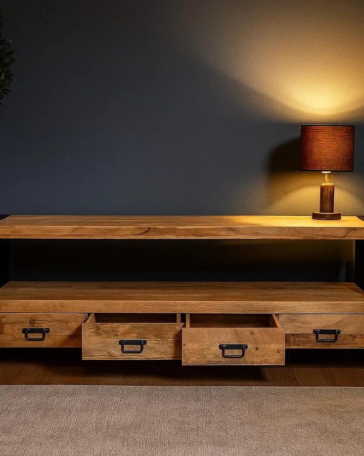 TV-meubel 180cm in sfeer voorkant