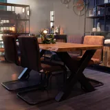 ACACIA - Eettafel mangohout 160x90 - Hoofd Productfoto in sfeer