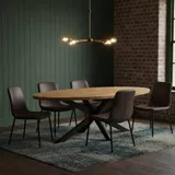 GOOR - ovale eettafel mangohout - In sfeer