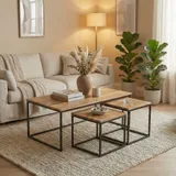SLUIS Mangohout tafel set van 3 Productfoto