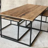 SLUIS Mangohout tafel set van 3 Productfoto
