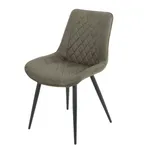 Eetkamerstoel Set van 4, Ganga Groen, Microvezel bekleding, Comfortabel en Stijlvol