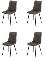 Eetkamerstoel Set van 4, Samara Grey