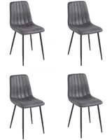 Eetkamerstoel Set van 4, Orissa Grijs