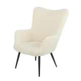 Fauteuil met voetsteun- Microvezel stof, Moderne Lounge Stoel