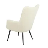 Fauteuil met voetsteun- Microvezel stof, Moderne Lounge Stoel