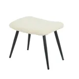 Fauteuil met voetsteun- Microvezel stof, Moderne Lounge Stoel